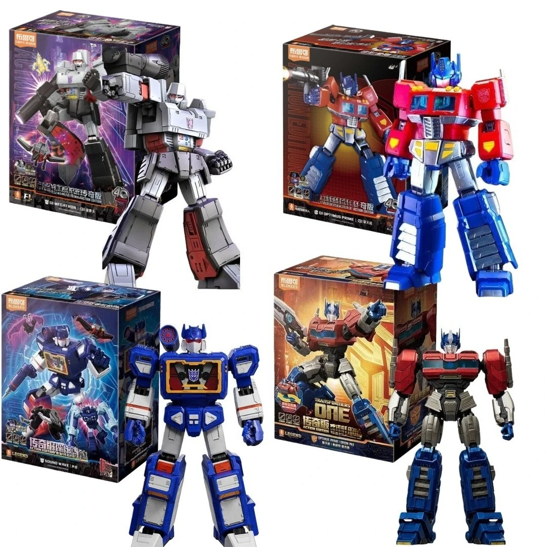 Blokees 40 aniversario IDW bloques de construcción edición Legend Tarn/Optimus Prime/Megatron modelo ensamblado móvil juguete coleccionable