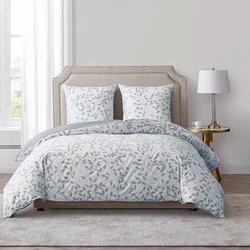 KAUNFO High Quality King Size Bedding Set Bed Sheet Set Cotton Duvet Cover Queen Size Luxury 200x200 Duvet Pillow Cases