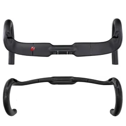 Kocevlo Carbon Fiber Bicycle Handlebar 31.8MM Reduce Resistance Bend Handlebar Strengthen Road Bike Handlebar 380/400/420/440mm