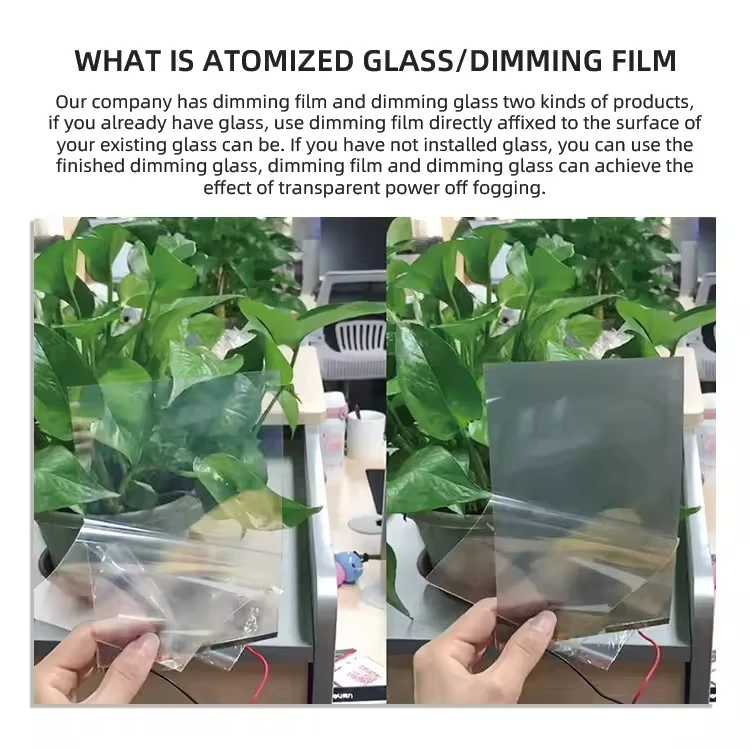 Self-adhesive Privacy protection Film with Thermal Insulation AC 48V/60V Switchable PDLC Smart Film