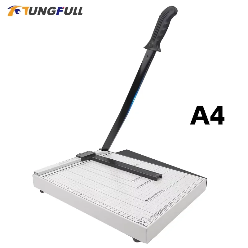 Professional Paper Cutter Machine A4 Metal Based Trimmer Paper Cutter Corner Setter for Paper & Photo Cutting Home Office Use