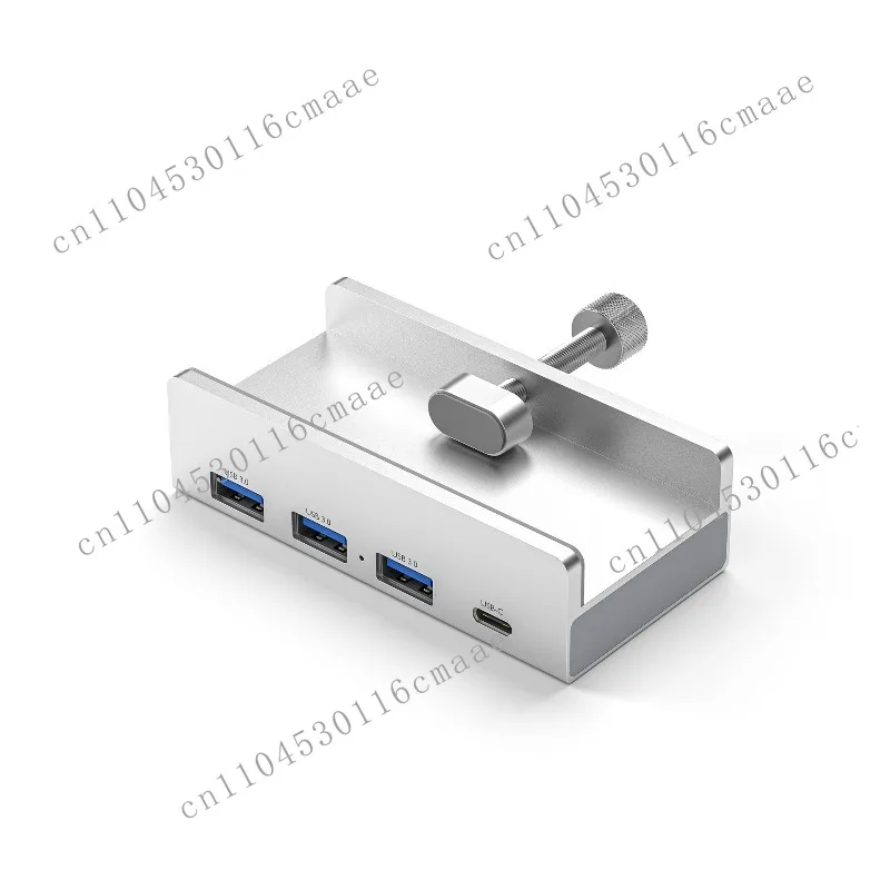 New Aluminum Alloy Snap-on Splitter USB3.0 Docking Station Desk Hub    Universal Adjustable Stainless Steel Grill