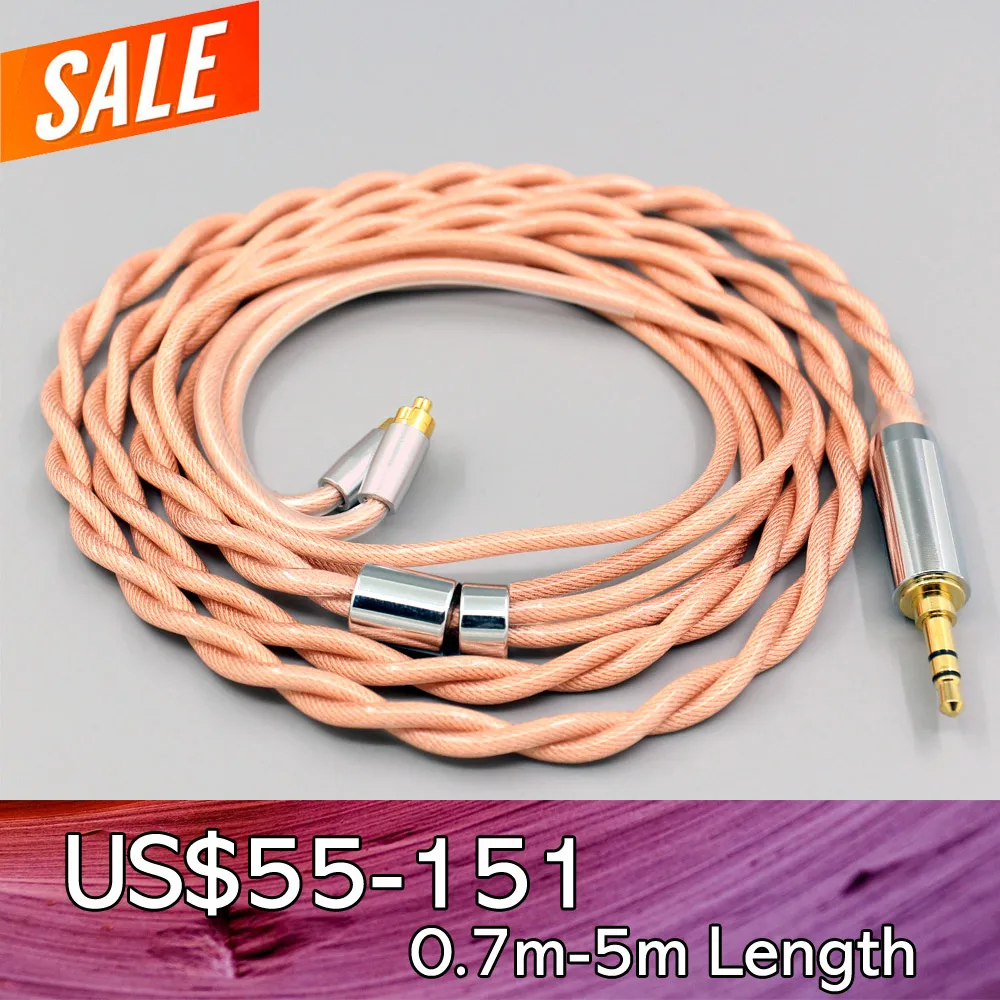 

Type6 756 core Shielding 7n Litz OCC Earphone Cable For Dunu dn-2002 2 core 2.8mm LN007989