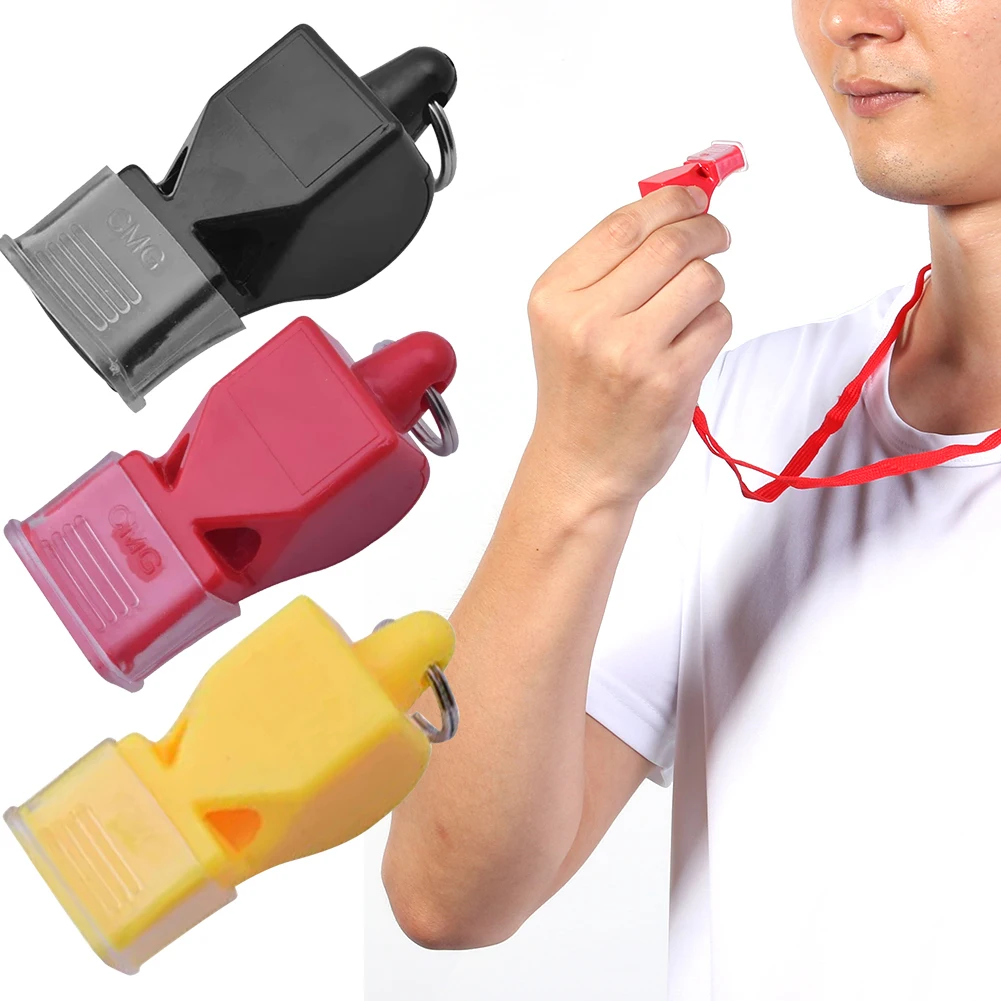 Loud Crisp Sound Whistle Portable Emergency Whistle Safe Multifunctinal for Football Basketball Soccer Sports