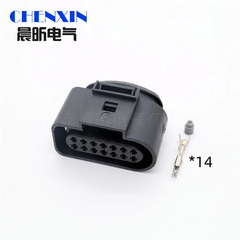 

car accessory 14 Pin 6X0973817 6X0973717 Auto 09G Gearbox Cable Socket 6X0 973 817 6X0 973 717 Waterproof Connector