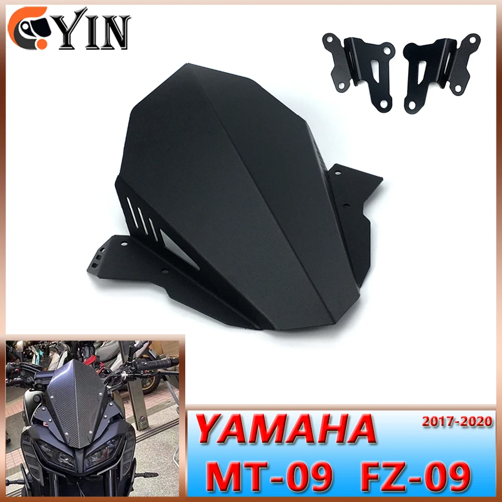 

Motorcycle accessories Windshield Windscreen Kit Deflector For YAMAHA MT-09 2017 2018 2019 2020 MT 09 MT09 FZ09 FZ-09 fz09 17-20