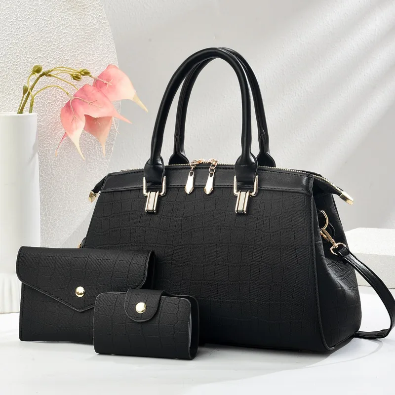 

High-quality 3Piece Set Luxury Handbags Women Bags Designer Large Capacity Ladies Crossbody Hand Bags for Women Sac A Main