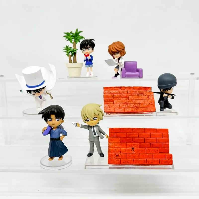 6 قطعة/المجموعة المحقق كونان صندوق أعمى اللعب مكتب ديكور تخزين أنيمي الشكل أنيتا هايلي كايتو كيدو ألعاب الدمى جمع الحلي #2