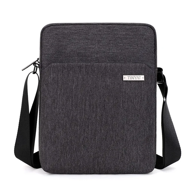 Men's Crossbody Square Bag Purse Over Casual Messenger Bag Nylon Vintage Men's Business Travel Shoulder Bag