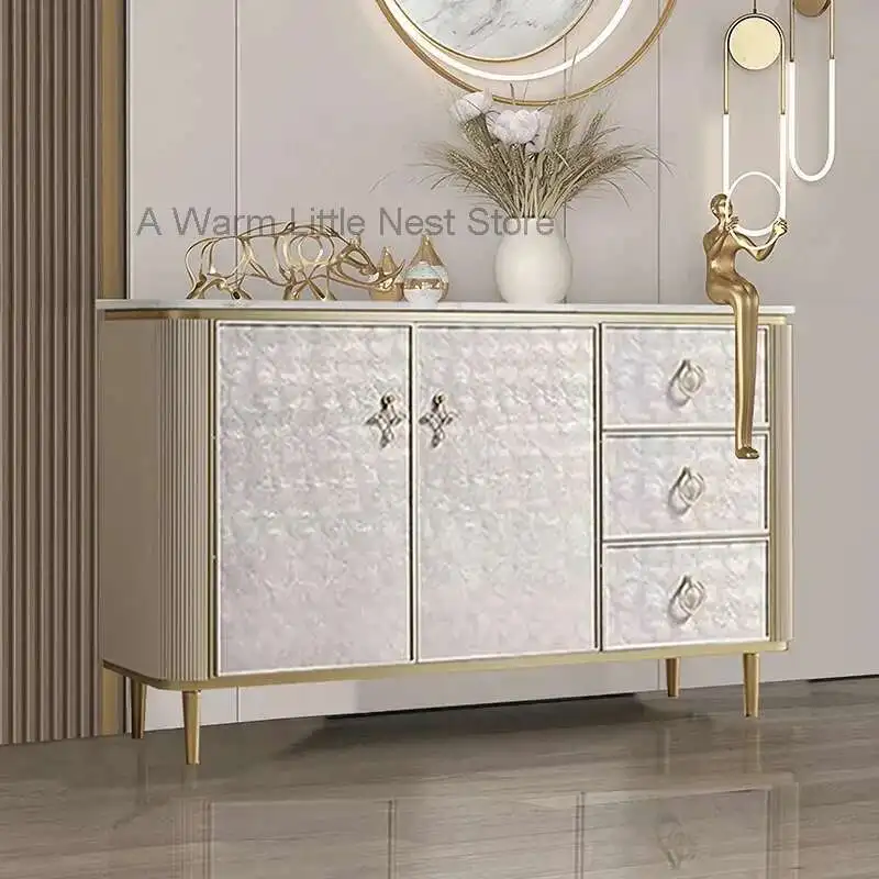 

Storage Showcase Cabinet Vintage Multipurpose Luxury Display Cabinets Drawer Organizer Vitrine Salon Meuble Living Room Decor