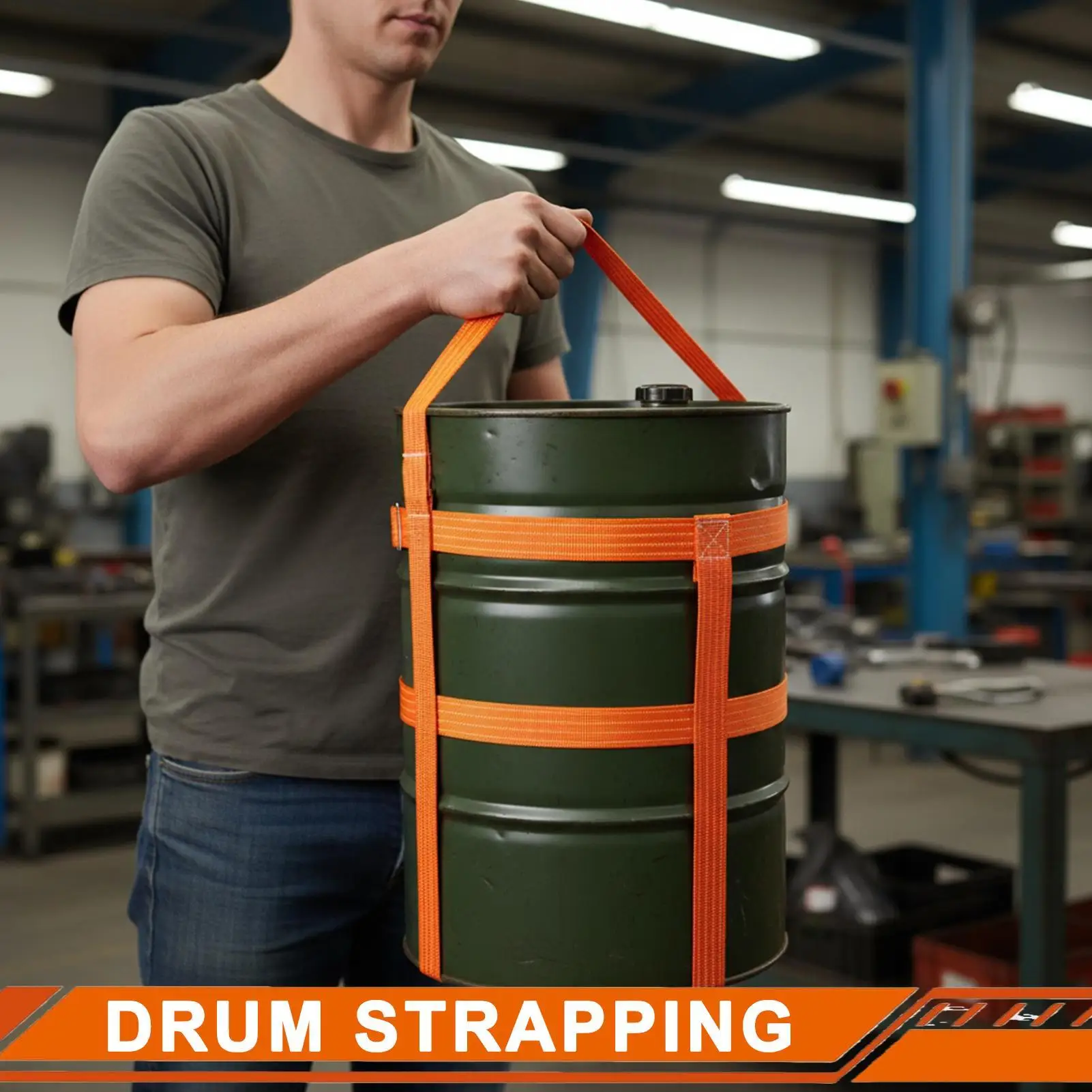 

Ремень для ведра барабана, грузоподъемность 200 фунтов, надежные ленты, ремень для барабана, безопасные ремни для строительства, склада, кемпинга