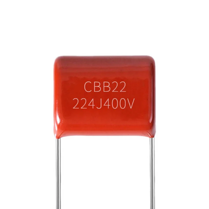 20 sztuk CBB22 224J400V 400V224J 220nF 400V 5% P10 odległość stopy 10mm metalizowany kondensator z folii polipropylenowej