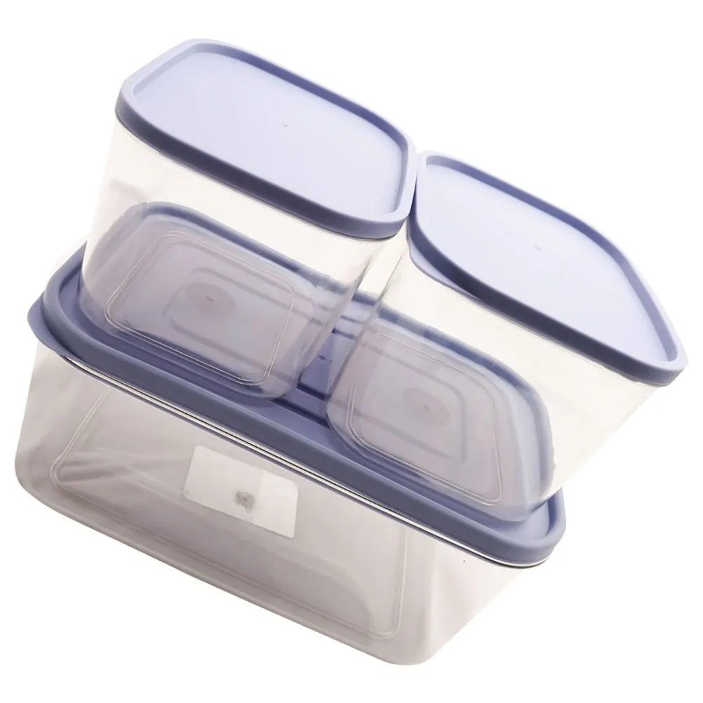 

1Set Refrigerator Food Storage Boxes Large Capacity Stackable Fruit Vegetable Organizer Container for Fridge Kitchen