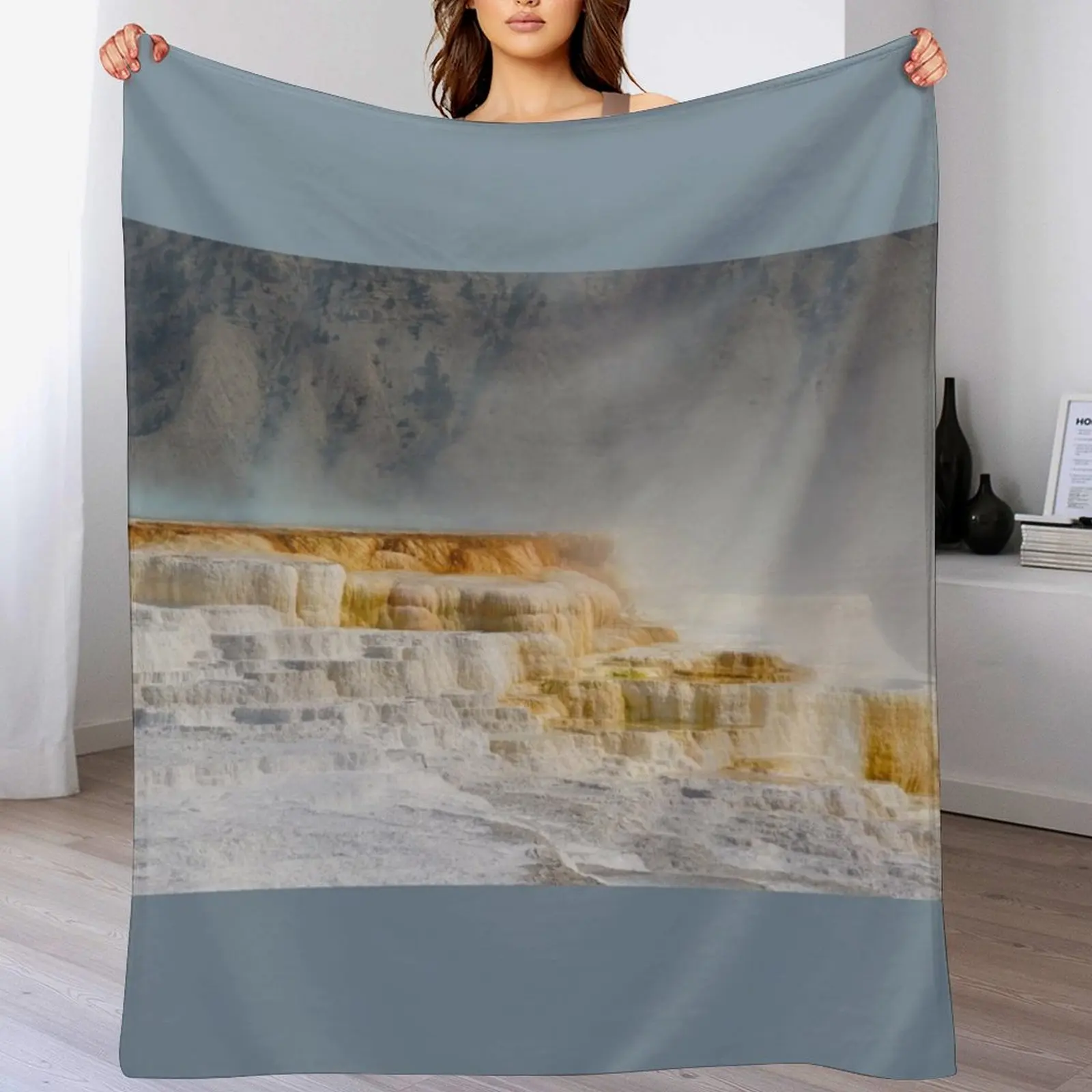 

Thermal Terraces of Color Throw Blanket For Decorative Sofa Extra Large Throw Blankets