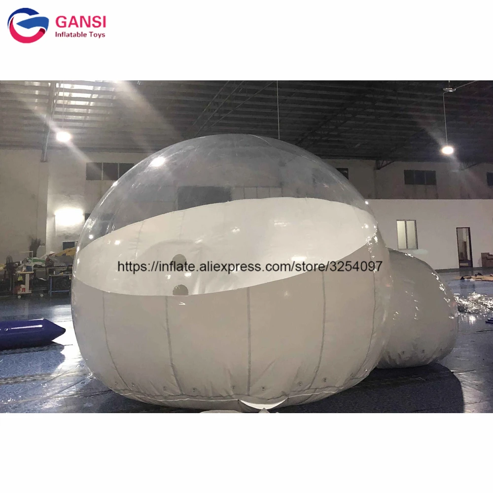 

4M Double Room Inflatable Transparent Bubble Tent ,Outdoor Camping Bubble Tent With Entrance