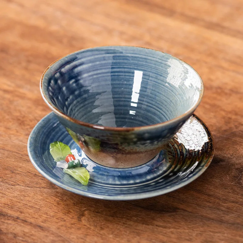 

Creative European design classic ceramic coffee cup and saucer set, stylish round water cup