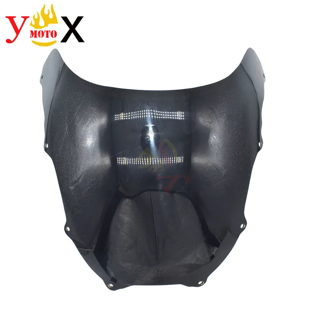 Pára-brisas preto claro da lâmpada única, vidro dianteiro do vento, defletor de carenagem para Kawasaki ZXR400 1991-1999, ZXR 400 91-99