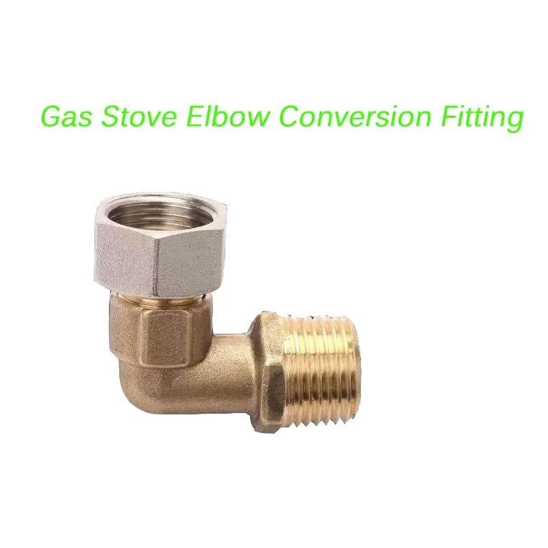 

6 Pcs Gas Stove Elbow Conversion Fitting Threaded Socket Conversion Joint For Gas Hose Tower Head Elbow Extension Direct