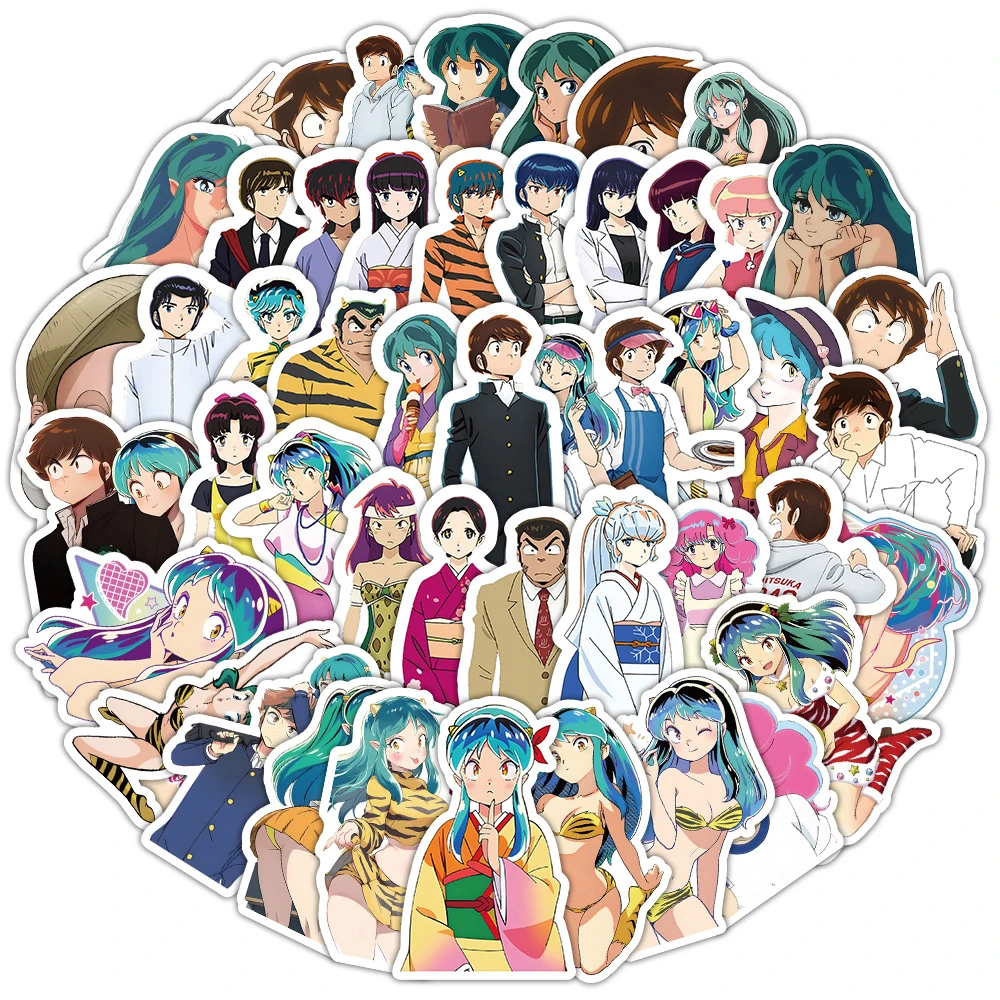 10/30/50pcs Cute Lum Urusei Yatsura Stickers Moroboshi Ataru Anime Sticker Motorcycle Phone Laptop Suitcase Waterproof Decals