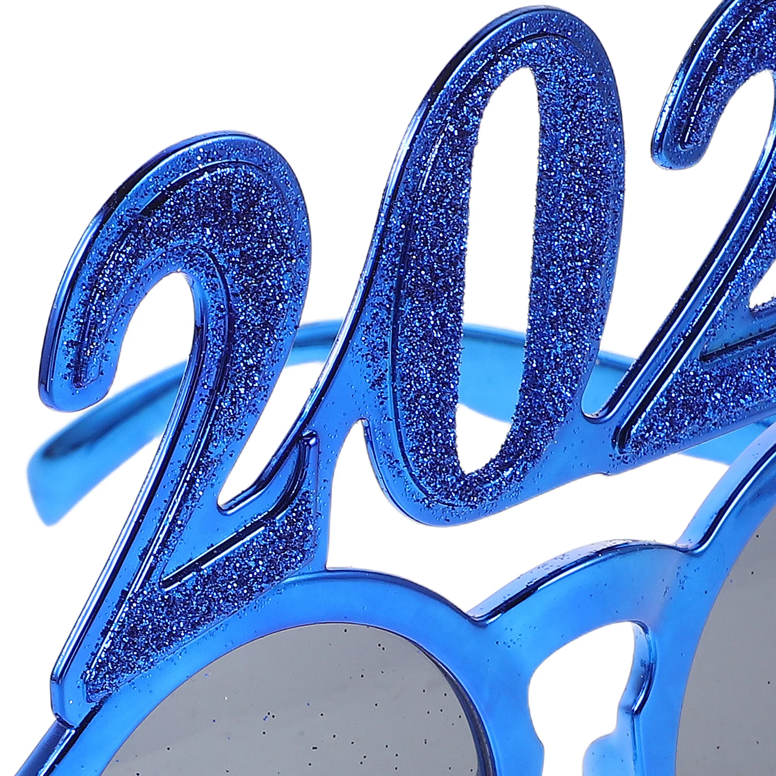 4 szt. Okulary na Nowy Rok 2026 z błyszczącym wzorem cyfr, idealne na imprezy, sesje zdjęciowe, uroczystości z okazji ukończenia szkoły, nowatorskie, brokatowe