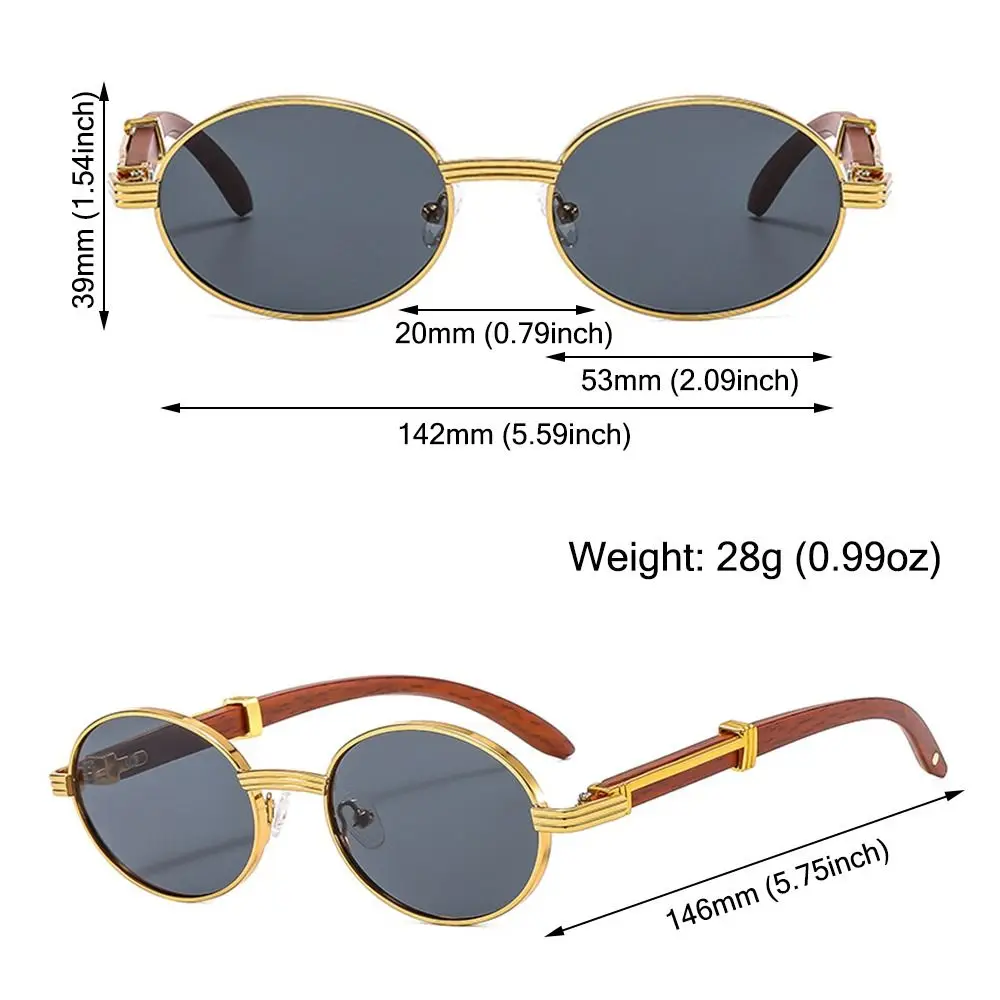 Gafas de sol pesca UV400 redondas – Montura pequeña negra clásica - imagen 2