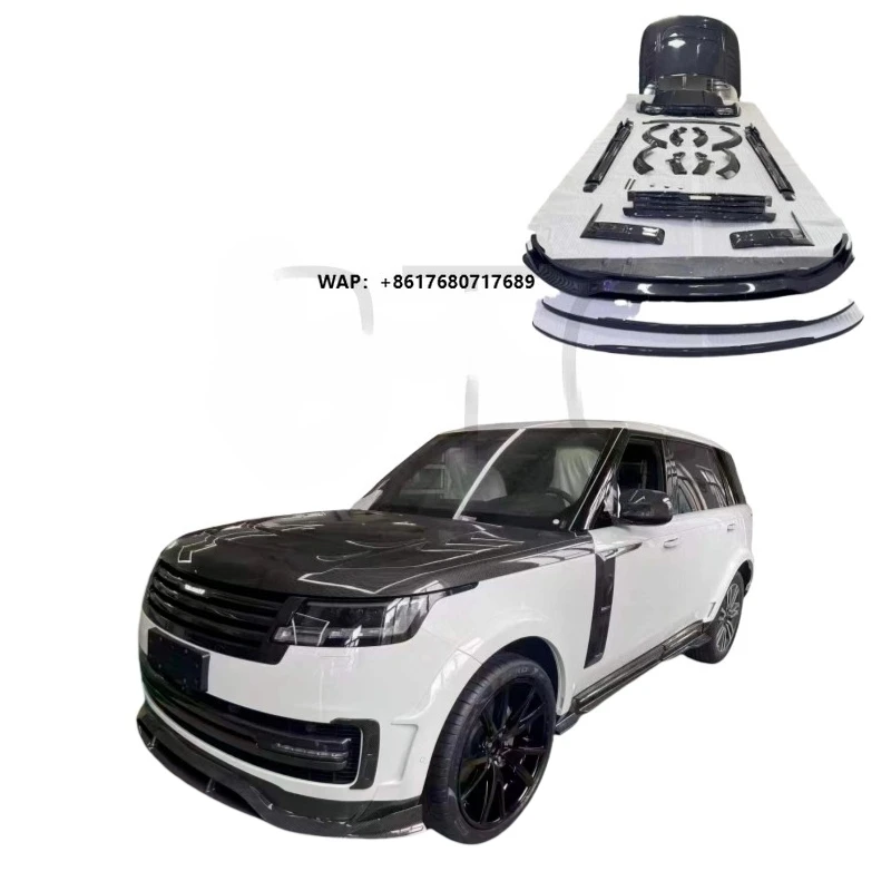 Perfect Fitment Dry Wet Carbon Fiber Car Body Kit for  Vogue to Msy Front Lip Grille Wheel Arch Side Skirts Hood