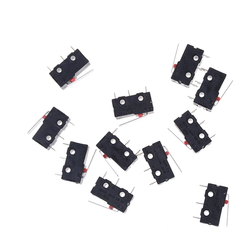 【F】10PCS Limit Switches 3 Pin N/O N/C 5A 250VAC KW11-3Z Micro Switches