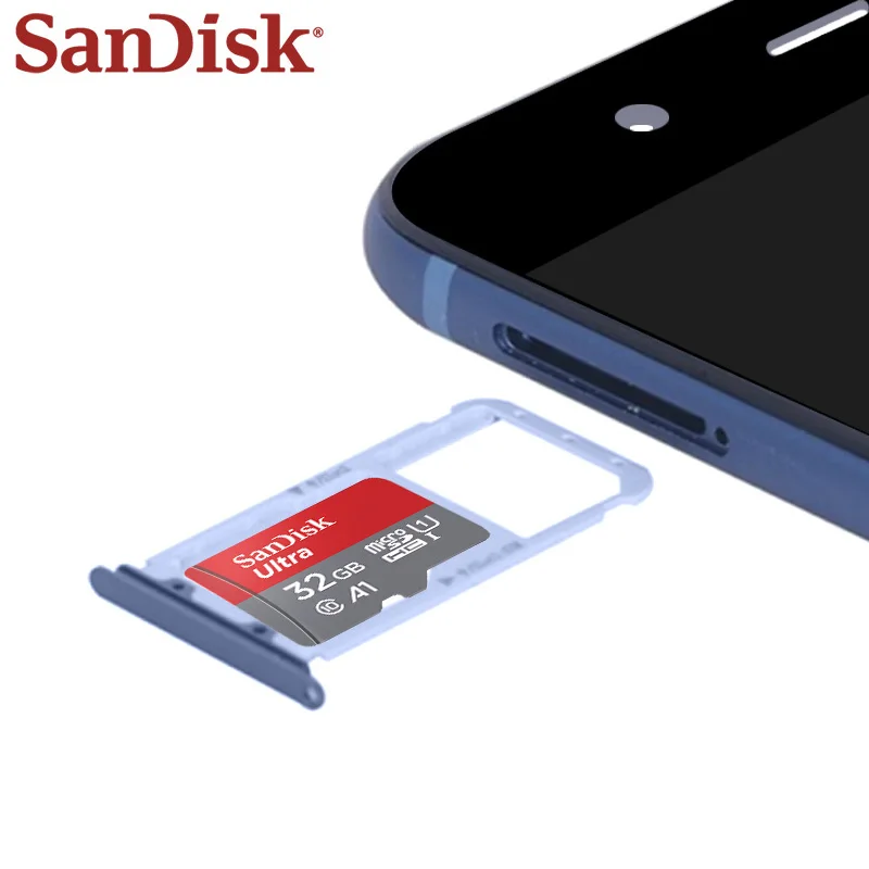 SanDisk Ultra microSD Card 64GB 128GB 256GB 512GB 1TB microSDXC Memory Card UHS-I A1 C10 Micro SD Card for Phone Up to 150Mb/s