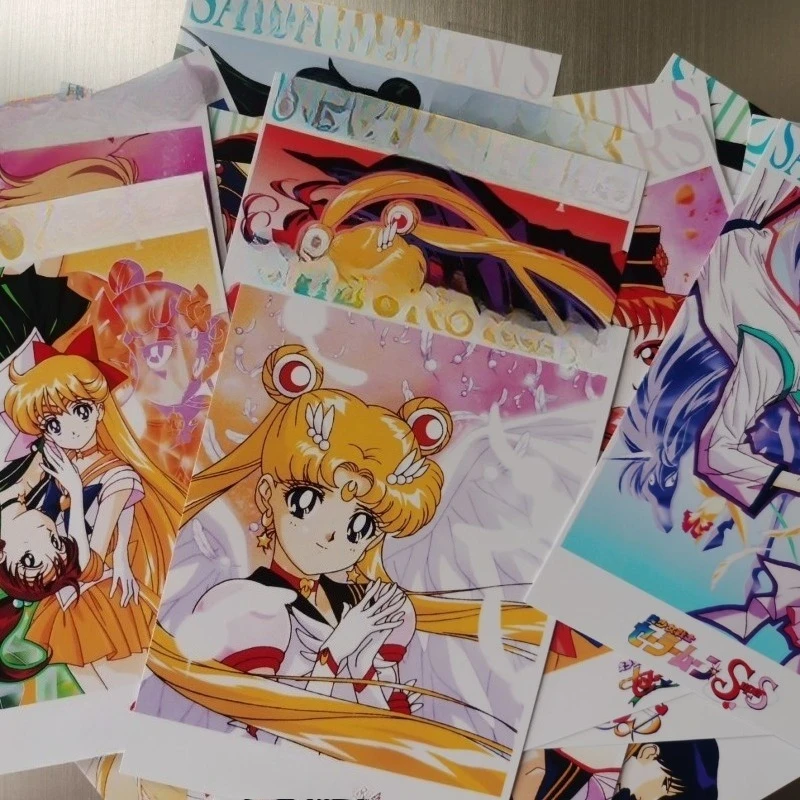 New Sailor Moon Anime Peripheral Five-Inch Postcard Kawaii High-Value Card Fashion Cartoon Personalized Holiday Gift Wholesale view 4