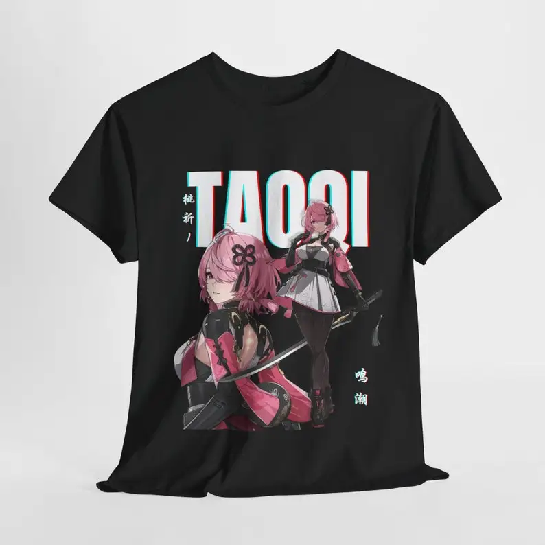 Anime Taoqi Wuthering Waves Wuwa - Gaming  Clothes -Character Unisex Shirt -  Japanese Shirt - Manga Japanese Shirt