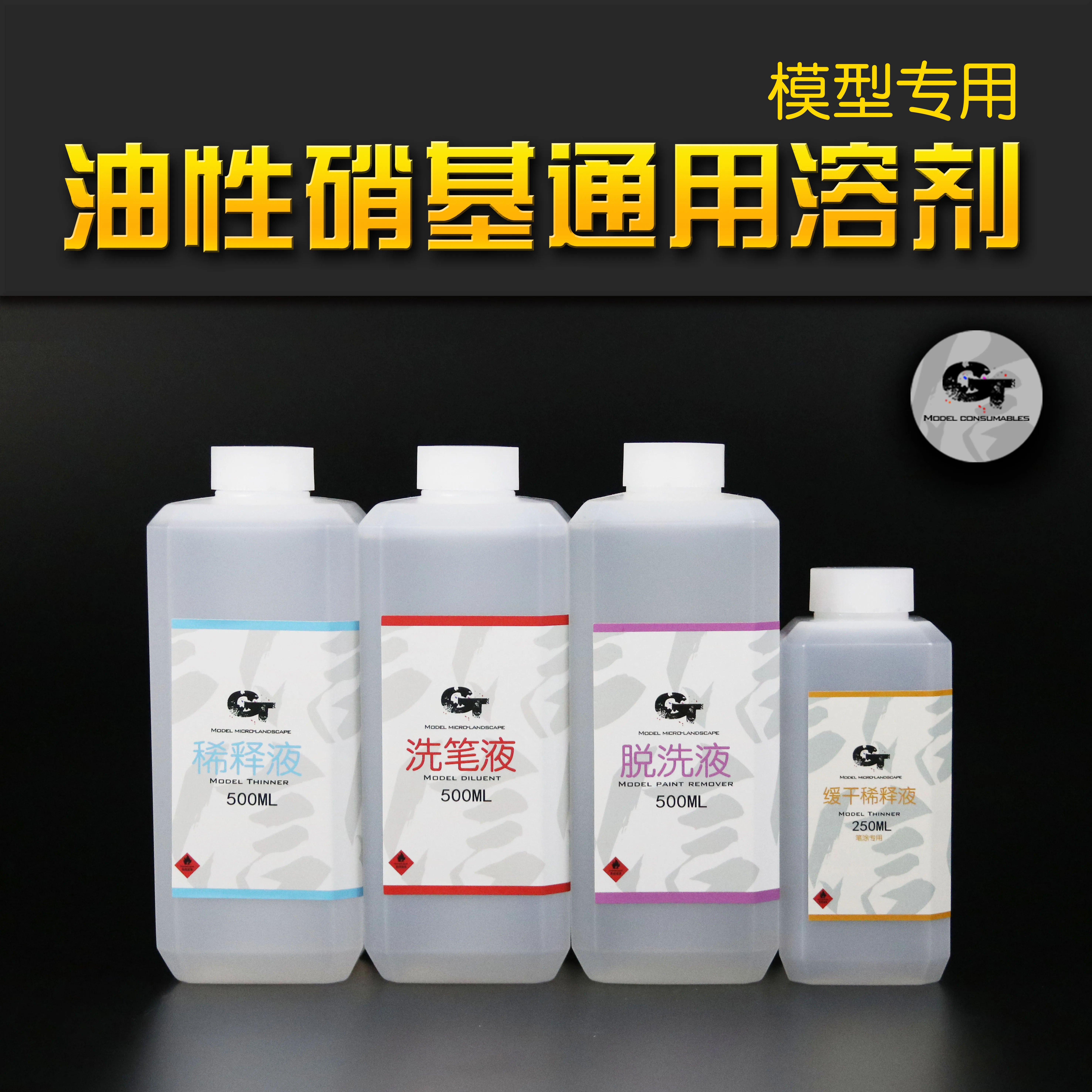 Diluent Pen Wash Solution Lacquer Stripping Water Model Paint Nitro Group Oil Based Specialized Spraying Currency Slow Drying GT