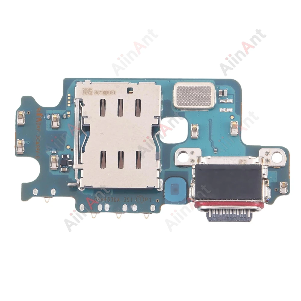 USB Mic Board Dock Connector Charging Port Flex Cable For Samsung Galaxy S25 S24 S23 S21 S20 Plus Ultra G996W G998W S901W S906W