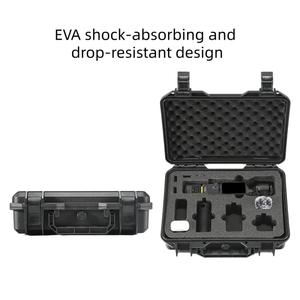 

for Pocket 4 Explosion-Proof Suitcase for DJI Pocket 4 Camera Accessories Hard Shell Storage Box Black