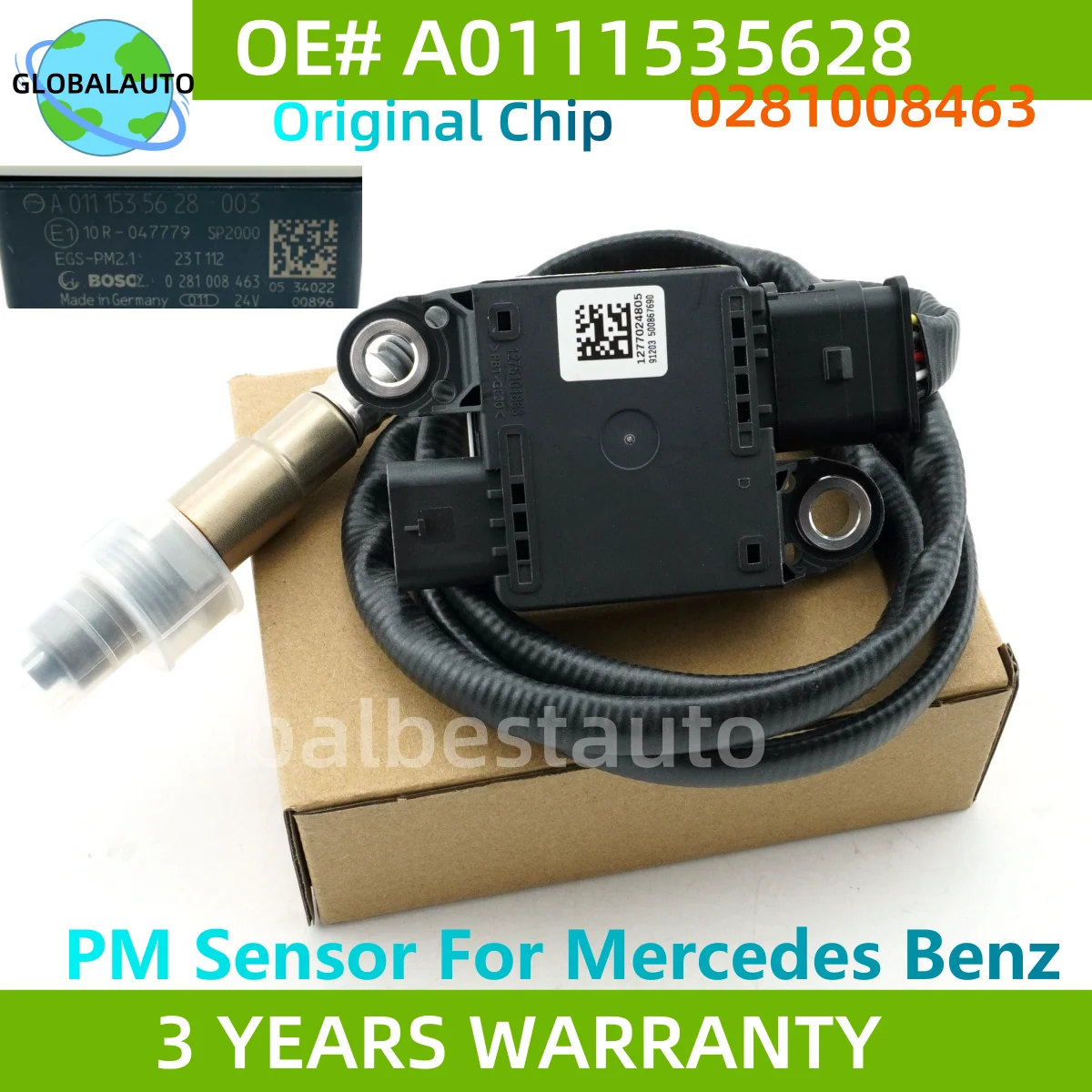 

A0111535628 0281008463 New Particulate Matter Sensor PM Sensor For Mercedes Benz