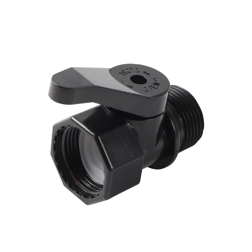 3/4 inch male and female threaded connector block switch homebrew pipe fittings plastic garden  tools