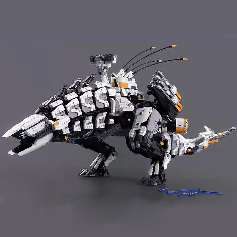 MOC Horizon Zero Dawn Tallneck اللبنات نموذج نسخة ضخمة الزرافة اللبنات لمجموعة الكبار