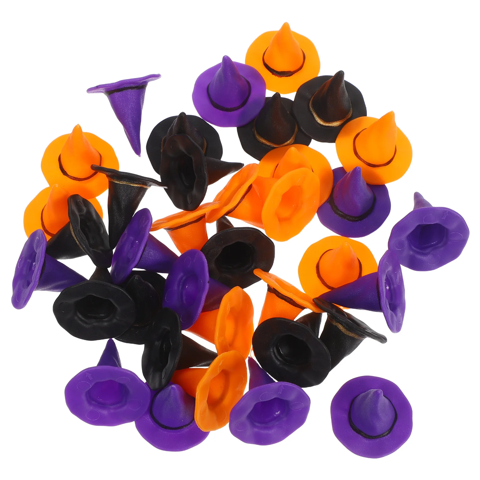 

36Pcs Miniature Witch Hats Halloween Wizard Hat Decorations for DIY Crafts Party Decor Tiny Hat Accessories Mini Hats