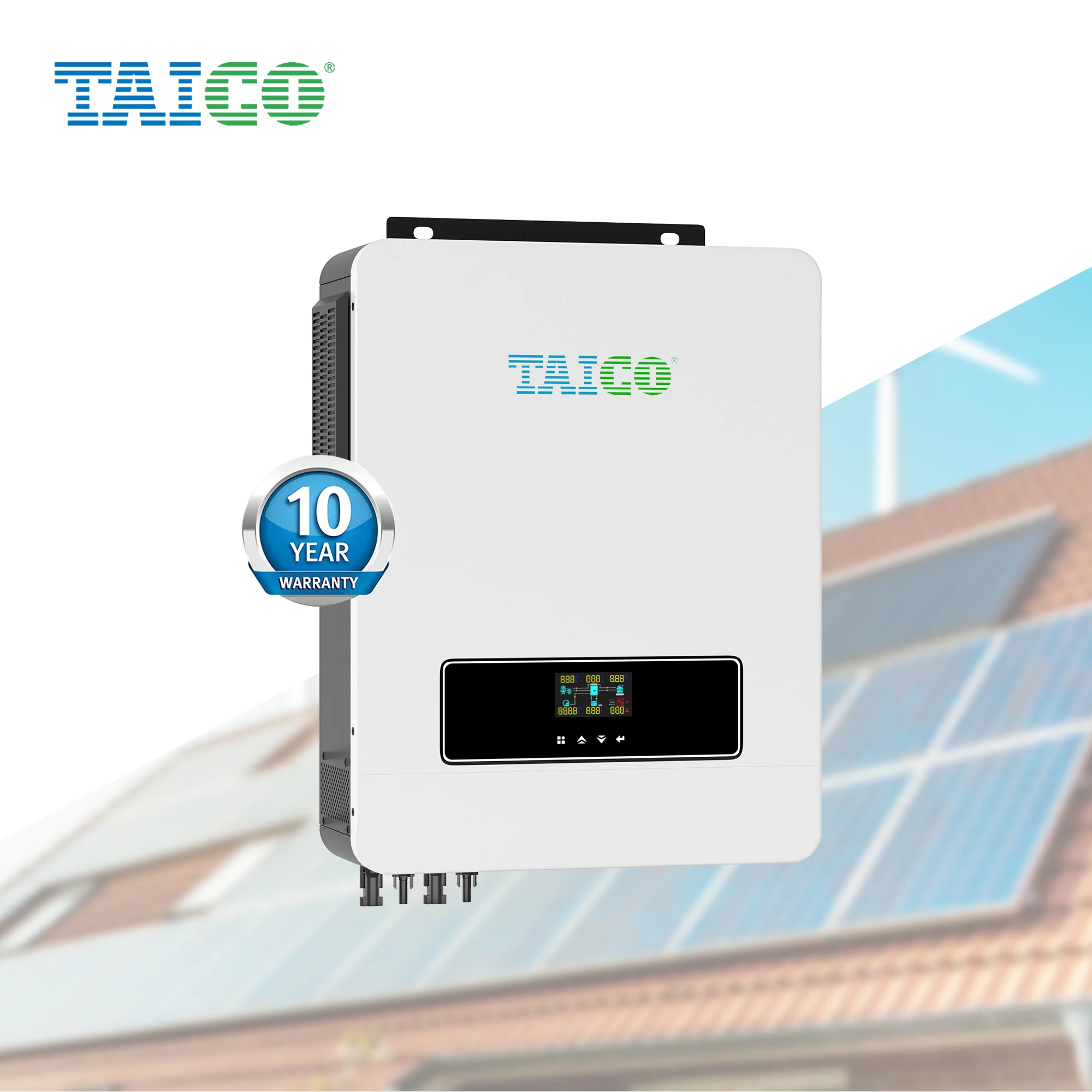 TAICO Solar panel hybrid system  10kw solar inverters 3kw  5kw   inverter for home