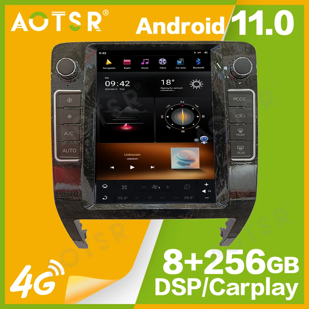 

10.4'' Qualcomm 8 core For Toyota Crown 1995-1999 Car Radio Multimedia Player Android 11 Auto GPS Navi Wireless Carplay Head DSP