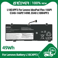 SKOWER L18C4PF3 batería del ordenador portátil para Lenovo Flex-14API IdeaPad C340-14IWL S540-14IML Xiaoxin air14 2019 L18M4PF3 L18M4PF4 L18C4PF4