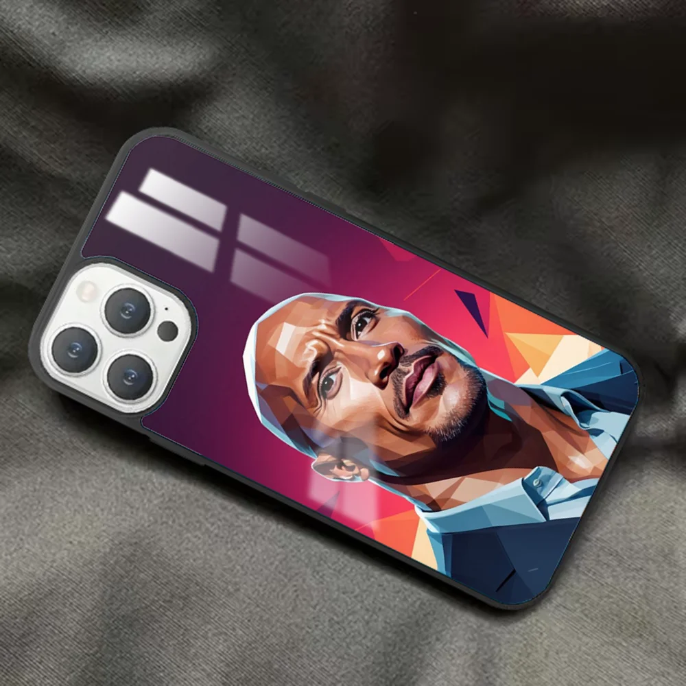 The Rock Dwayne Johnson Phone Case For iPhone 16 15 14 13 12 11 Pro Max Plus Mini PC Fashion High Quality mirror phone case