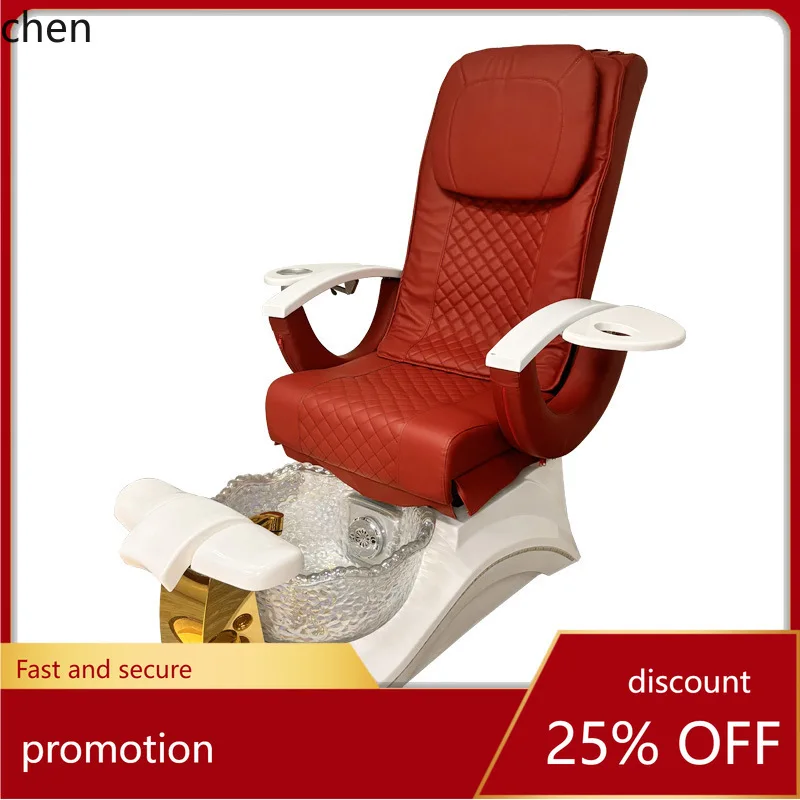 

HTT Nail Sofa Foot Spa Electric Foot Bath Chair Recliner Popular Foot Therapy Spa Chair