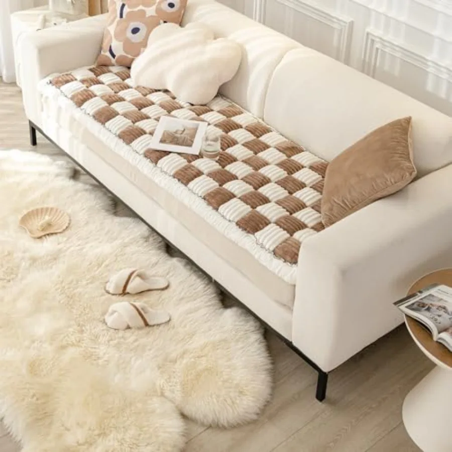 

Чехол для дивана для собак, моющийся, защитный, для диванов с 3 подушками, мягкий, нескользящий, подходит для домашних животных