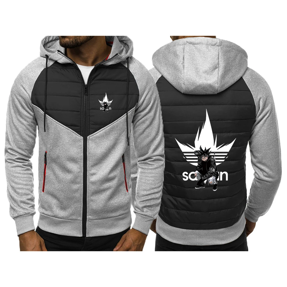2026 Men's Goku Spring And Autumn Comfortable Leisure Hoodies Dragon Ball Logo print Creative Graphic Trendy Coat Jacket view 3
