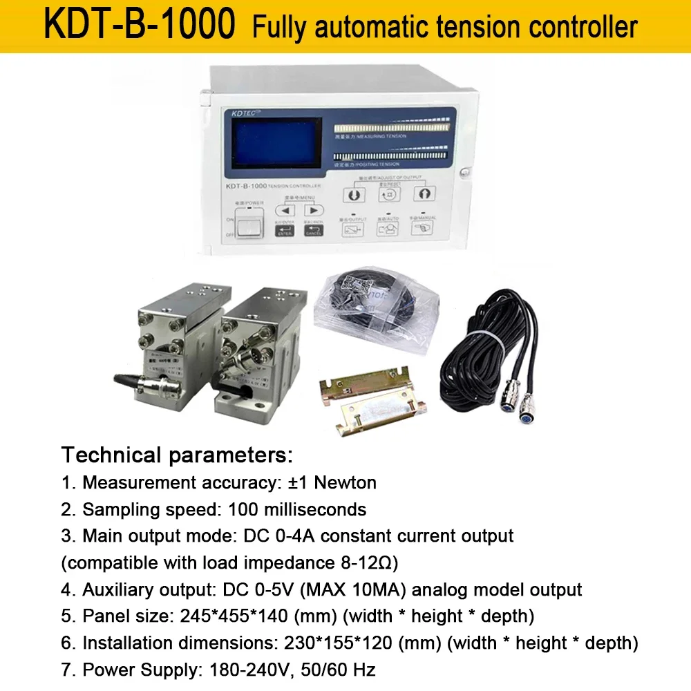 ผงแม่เหล็กคลัทช์อนุภาคคลัทช์ความตึงเครียดControllerชุด 0.6-40 กก.สําหรับไขลานสิ่งทอเครื่องแรงบิดควบคุมความเร็วDC24 V