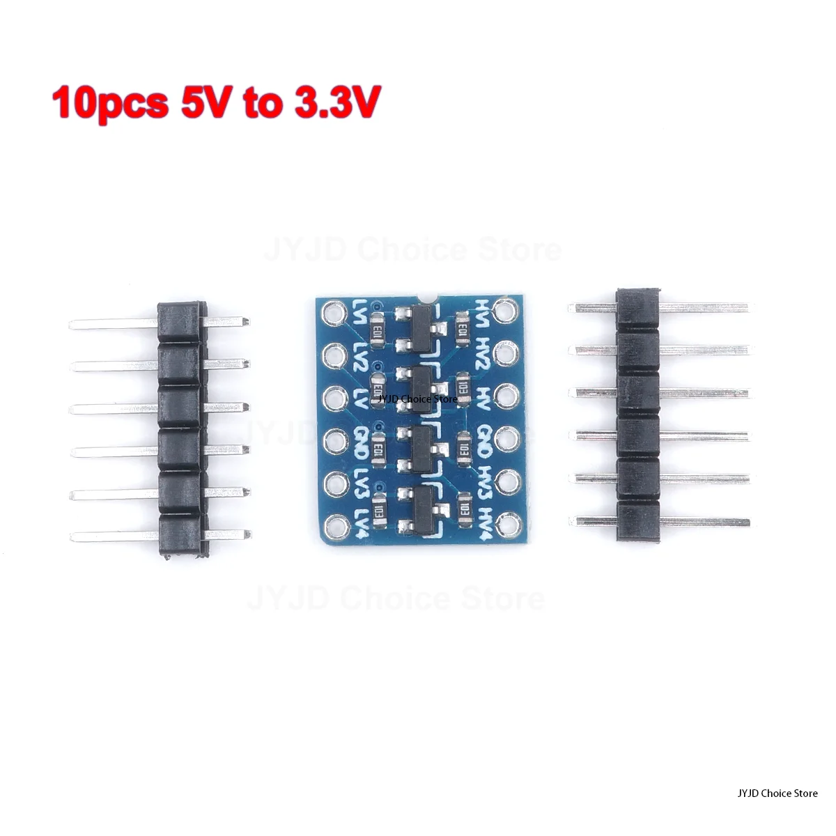 10pcs 4 channel IIC I2C Logic Level Converter Bi-Directional Module 5V to 3.3V