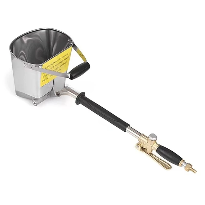 Pneumatic Tool Air Stucco Wall Sprayer Plaster Hopper Painting Gun Automatic Portable Mini Cement Mortar Sand Blasting Spray Gun
