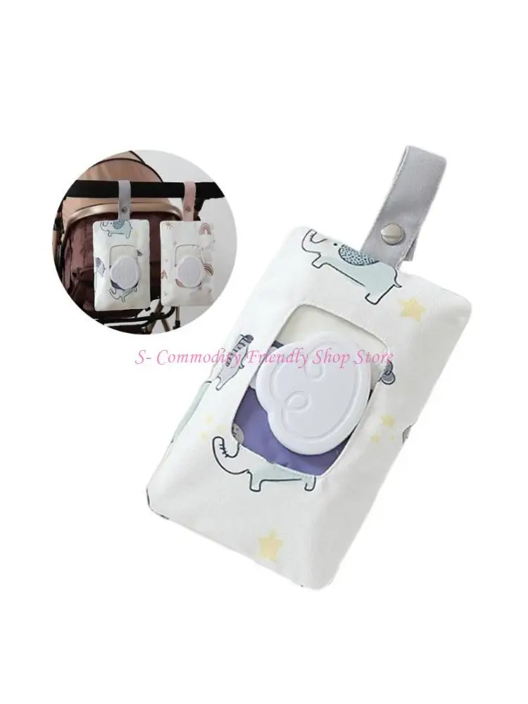 

85AE Cotton Wipes Dispenser Refillable Wipe Holder Wet Wipe Container Baby Wipe