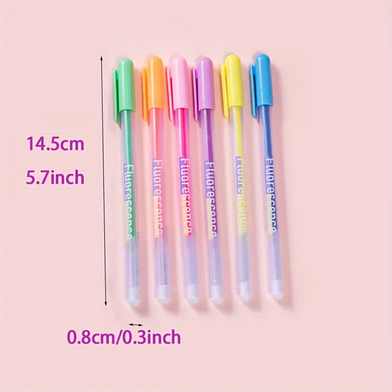 6 Colors Multi-Liner Fine Point Pens - Perfect for Sketching Technical Drawing, and Office Documents Office Accessories