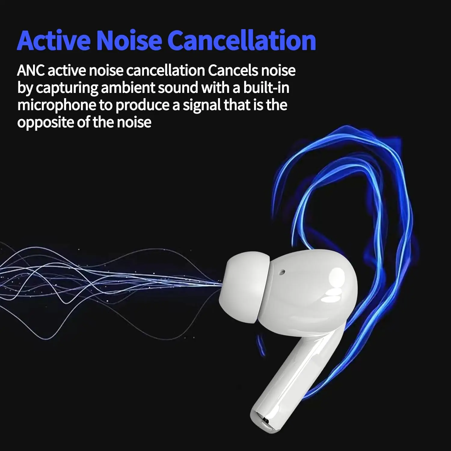 سماعات بلوتوث أصلية من Air pro مزودة بتقنية البلوتوث 5.3 سماعات أذن للألعاب لهاتف iPhone Apple Xiaomi Android